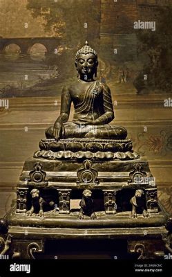 Buddha on Lion Throne! A Glimpse into 7th-Century Vietnamese Religious Sculpture