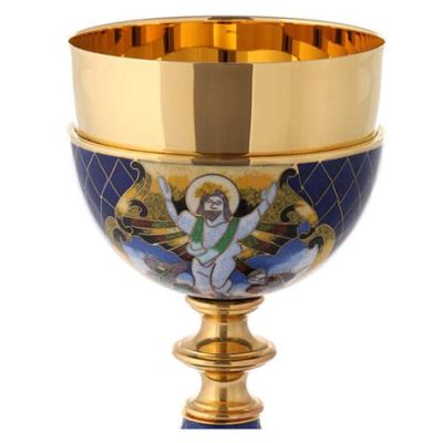  Cloisonné Chalice: Enchanting Gold and Enamel Majesty!