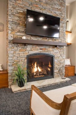 How to Update Stone Fireplace: A Journey Through Time and Texture